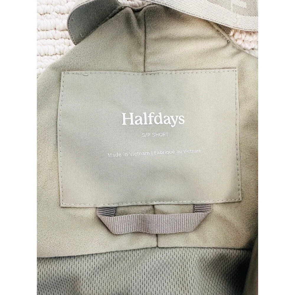 HALFDAYS Carson Size Small Green Bib Pant All-Mountain Snow Soft Shell Luxury